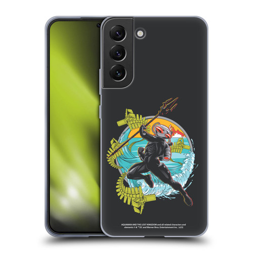 Aquaman And The Lost Kingdom Graphics Black Manta Art Soft Gel Case for Samsung Galaxy S22+ 5G