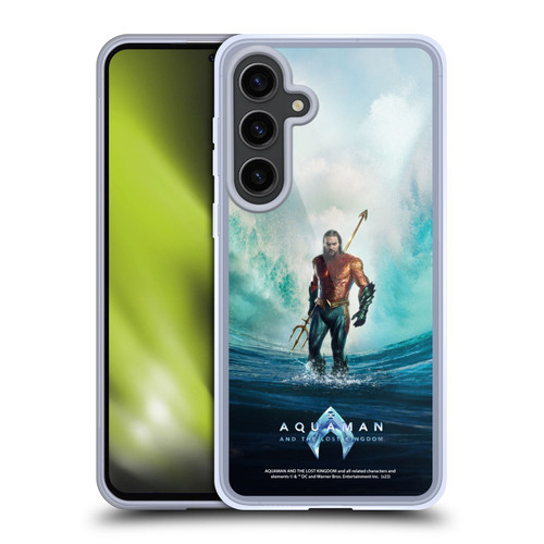 Aquaman And The Lost Kingdom Graphics Poster Soft Gel Case for Samsung Galaxy S24+ 5G