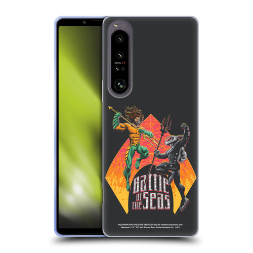 Aquaman And The Lost Kingdom Graphics Battle Of The Seas Soft Gel Case for Sony Xperia 1 IV