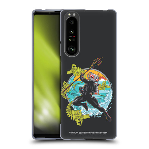 Aquaman And The Lost Kingdom Graphics Black Manta Art Soft Gel Case for Sony Xperia 1 III