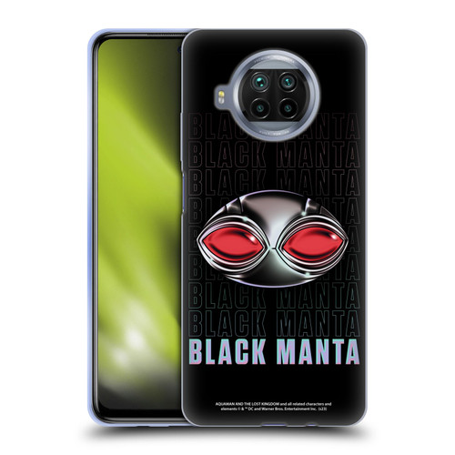 Aquaman And The Lost Kingdom Graphics Black Manta Helmet Soft Gel Case for Xiaomi Mi 10T Lite 5G