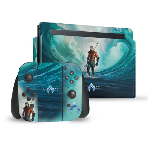 Aquaman And The Lost Kingdom Graphics Poster Vinyl Sticker Skin Decal Cover for Nintendo Switch Bundle