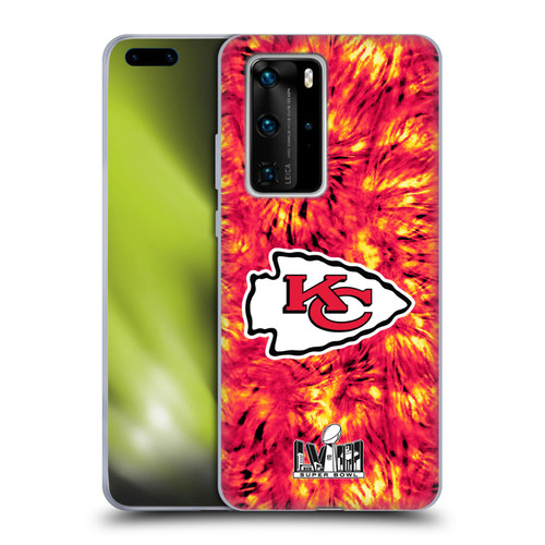 NFL 2024 Super Bowl LVIII Champions Kansas City Chiefs Tie Dye Soft Gel Case for Huawei P40 Pro / P40 Pro Plus 5G