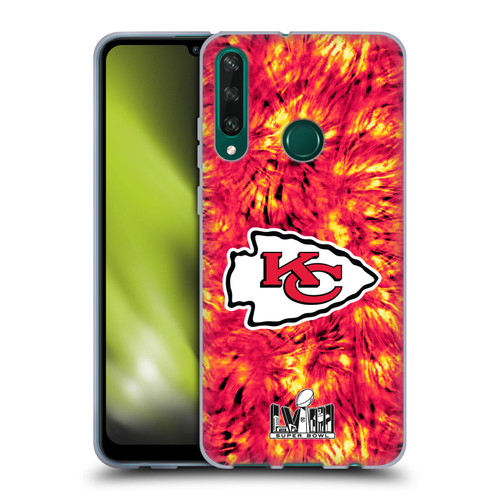 NFL 2024 Super Bowl LVIII Champions Kansas City Chiefs Tie Dye Soft Gel Case for Huawei Y6p