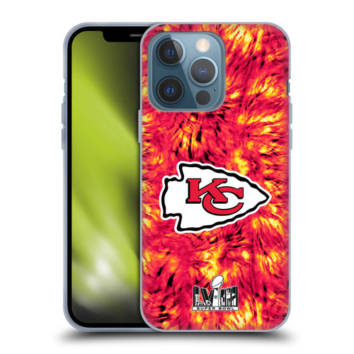NFL 2024 Super Bowl LVIII Champions Kansas City Chiefs Tie Dye Soft Gel Case for Apple iPhone 13 Pro