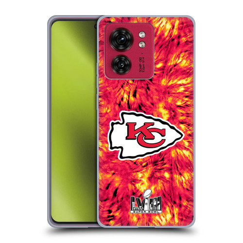 NFL 2024 Super Bowl LVIII Champions Kansas City Chiefs Tie Dye Soft Gel Case for Motorola Moto Edge 40