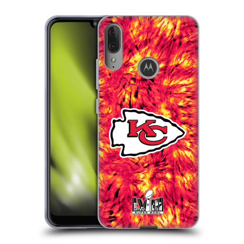 NFL 2024 Super Bowl LVIII Champions Kansas City Chiefs Tie Dye Soft Gel Case for Motorola Moto E6 Plus