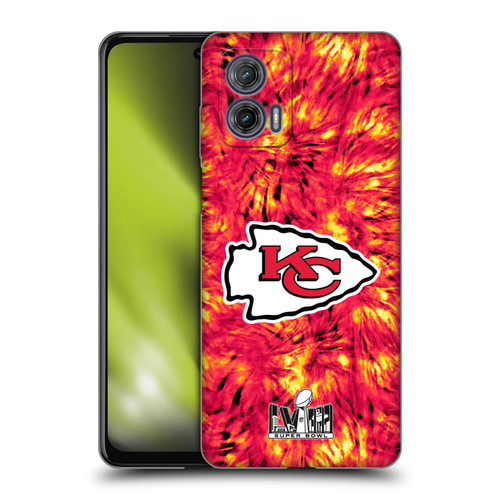 NFL 2024 Super Bowl LVIII Champions Kansas City Chiefs Tie Dye Soft Gel Case for Motorola Moto G73 5G