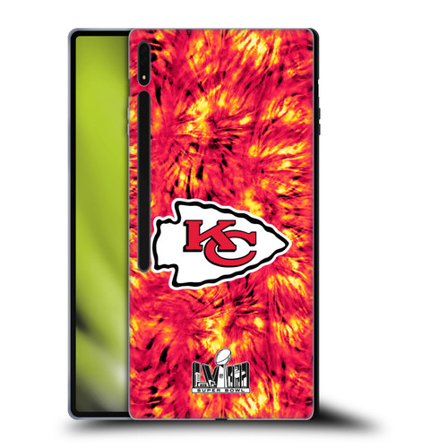 NFL 2024 Super Bowl LVIII Champions Kansas City Chiefs Tie Dye Soft Gel Case for Samsung Galaxy Tab S8 Ultra