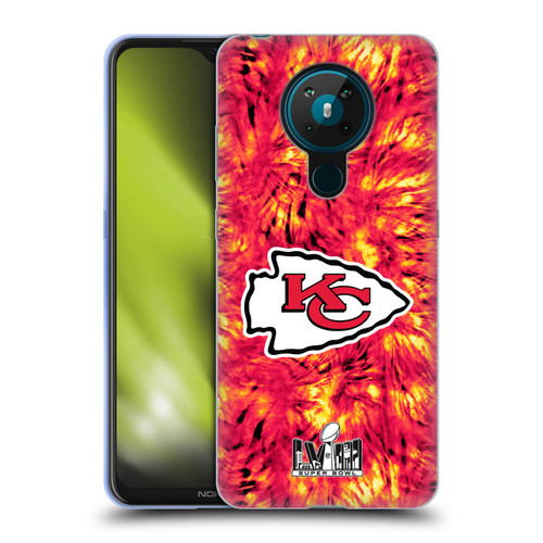 NFL 2024 Super Bowl LVIII Champions Kansas City Chiefs Tie Dye Soft Gel Case for Nokia 5.3