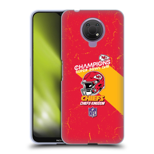 NFL 2024 Super Bowl LVIII Champions Kansas City Chiefs Helmet Soft Gel Case for Nokia G10