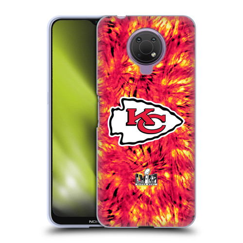 NFL 2024 Super Bowl LVIII Champions Kansas City Chiefs Tie Dye Soft Gel Case for Nokia G10