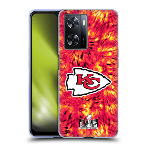 NFL 2024 Super Bowl LVIII Champions Kansas City Chiefs Tie Dye Soft Gel Case for OPPO A57s