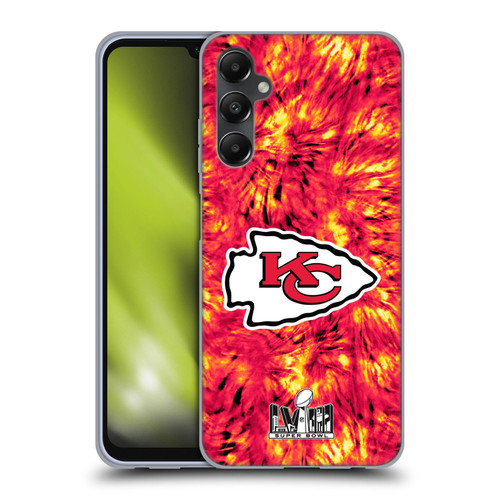 NFL 2024 Super Bowl LVIII Champions Kansas City Chiefs Tie Dye Soft Gel Case for Samsung Galaxy A05s