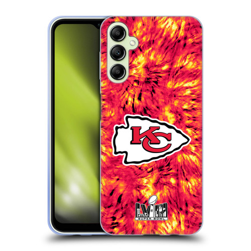 NFL 2024 Super Bowl LVIII Champions Kansas City Chiefs Tie Dye Soft Gel Case for Samsung Galaxy A14 5G