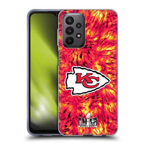 NFL 2024 Super Bowl LVIII Champions Kansas City Chiefs Tie Dye Soft Gel Case for Samsung Galaxy A23 / 5G (2022)