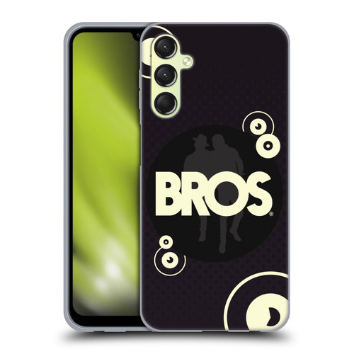BROS Logo Art Retro Soft Gel Case for Samsung Galaxy A24 4G / Galaxy M34 5G