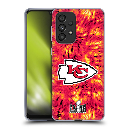 NFL 2024 Super Bowl LVIII Champions Kansas City Chiefs Tie Dye Soft Gel Case for Samsung Galaxy A33 5G (2022)