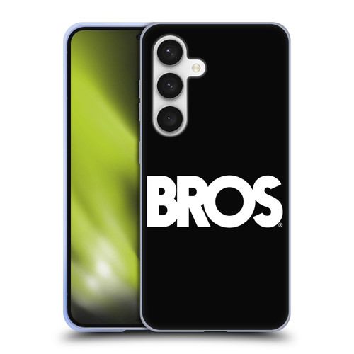 BROS Logo Art Text Soft Gel Case for Samsung Galaxy S24 5G