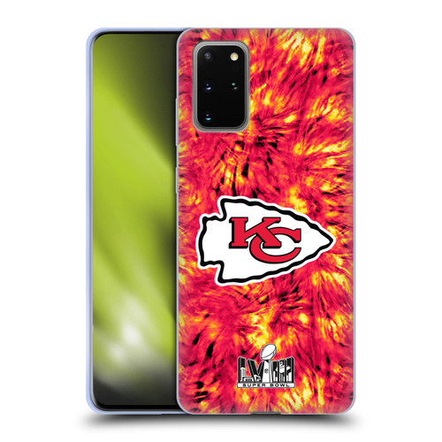 NFL 2024 Super Bowl LVIII Champions Kansas City Chiefs Tie Dye Soft Gel Case for Samsung Galaxy S20+ / S20+ 5G
