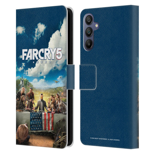 Far Cry 5 Key Art And Logo Main Leather Book Wallet Case Cover For Samsung Galaxy A15