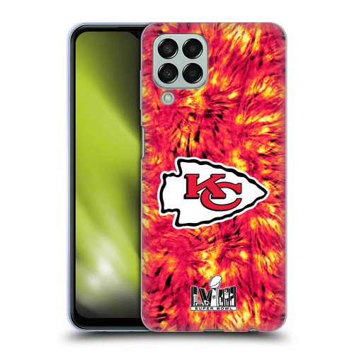 NFL 2024 Super Bowl LVIII Champions Kansas City Chiefs Tie Dye Soft Gel Case for Samsung Galaxy M33 (2022)