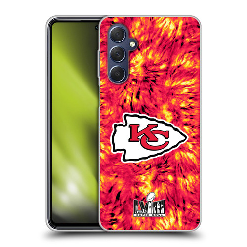 NFL 2024 Super Bowl LVIII Champions Kansas City Chiefs Tie Dye Soft Gel Case for Samsung Galaxy M54 5G