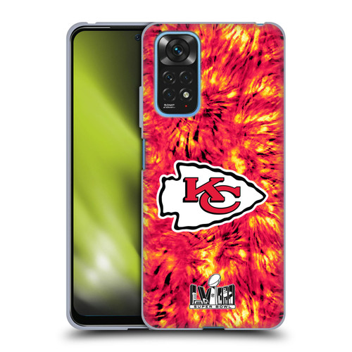 NFL 2024 Super Bowl LVIII Champions Kansas City Chiefs Tie Dye Soft Gel Case for Xiaomi Redmi Note 11 / Redmi Note 11S