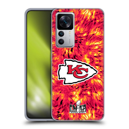 NFL 2024 Super Bowl LVIII Champions Kansas City Chiefs Tie Dye Soft Gel Case for Xiaomi 12T 5G / 12T Pro 5G / Redmi K50 Ultra 5G