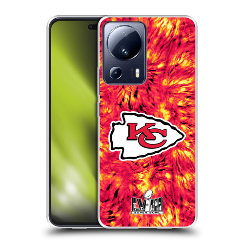 NFL 2024 Super Bowl LVIII Champions Kansas City Chiefs Tie Dye Soft Gel Case for Xiaomi 13 Lite 5G