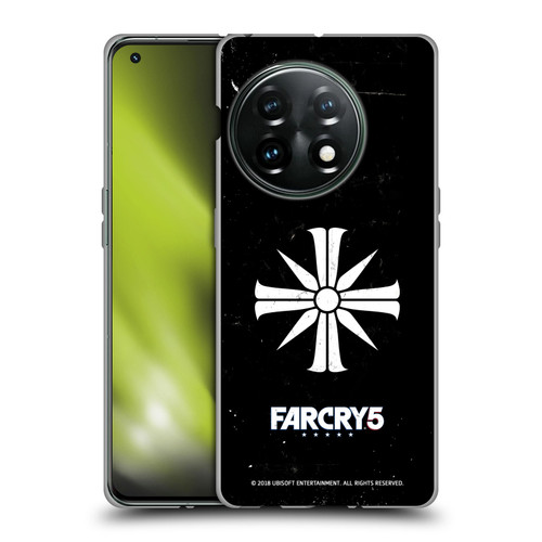 Far Cry 5 Key Art And Logo Distressed Look Cult Emblem Soft Gel Case for OnePlus 11 5G