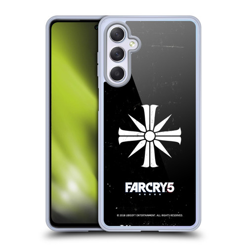Far Cry 5 Key Art And Logo Distressed Look Cult Emblem Soft Gel Case for Samsung Galaxy M54 5G