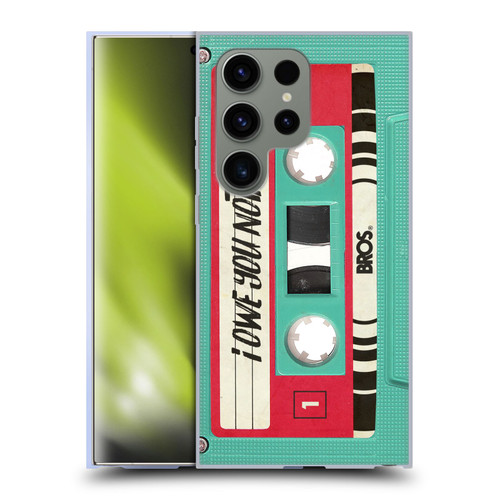 BROS Vintage Cassette Tapes I Owe You Nothing Soft Gel Case for Samsung Galaxy S24 Ultra 5G
