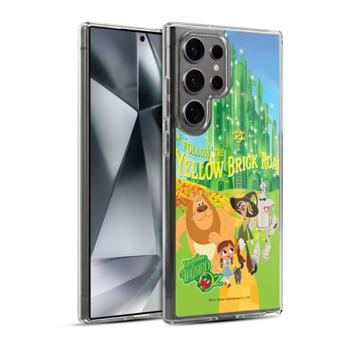 Dorothy and the Wizard of Oz Graphics Yellow Brick Road Soft Gel Case for Samsung Galaxy S24 Ultra 5G & MagSafe