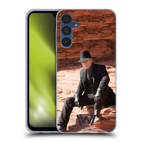 Westworld Characters Man In Black Soft Gel Case for Samsung Galaxy A15