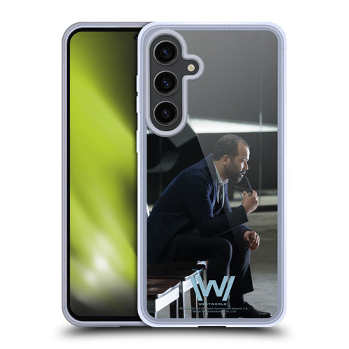 Westworld Characters Bernard Lowe Soft Gel Case for Samsung Galaxy S24+ 5G