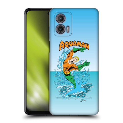 Aquaman DC Comics Fast Fashion Splash Soft Gel Case for Motorola Moto G73 5G