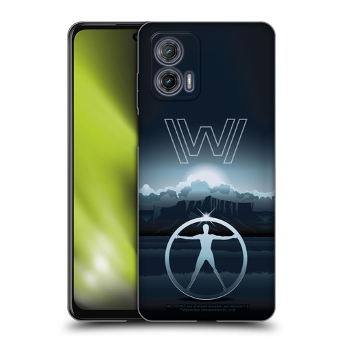 Westworld Graphics The Vitruvian Man Soft Gel Case for Motorola Moto G73 5G