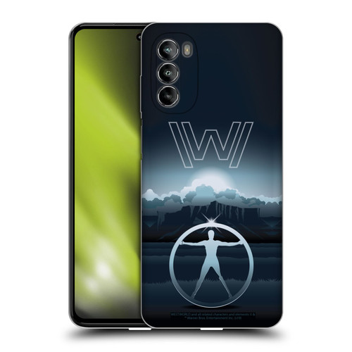 Westworld Graphics The Vitruvian Man Soft Gel Case for Motorola Moto G82 5G