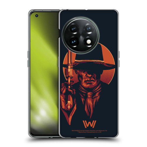 Westworld Graphics Man In Black 2 Soft Gel Case for OnePlus 11 5G