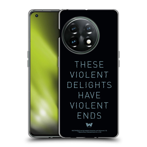 Westworld Graphics Violent Delights Soft Gel Case for OnePlus 11 5G