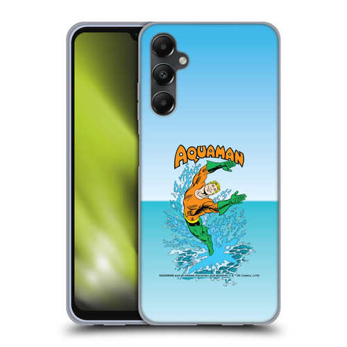 Aquaman DC Comics Fast Fashion Splash Soft Gel Case for Samsung Galaxy A05s