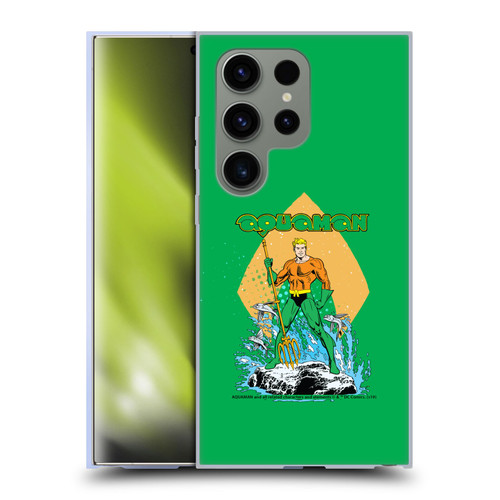 Aquaman DC Comics Fast Fashion Trident Soft Gel Case for Samsung Galaxy S24 Ultra 5G