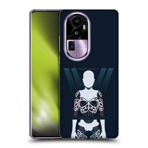Westworld Graphics Human Host Soft Gel Case for OPPO Reno10 Pro+