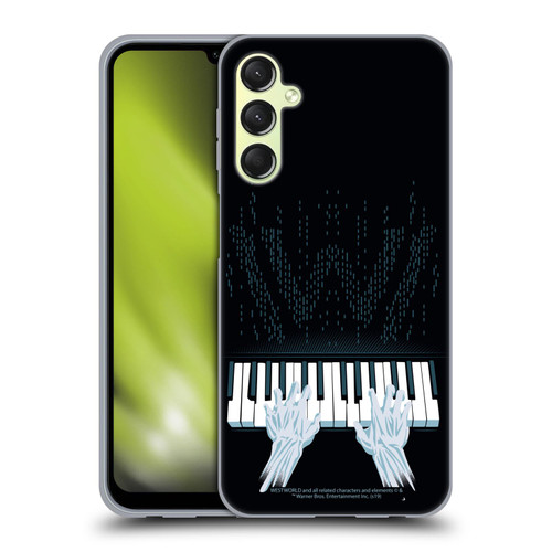 Westworld Graphics Piano Soft Gel Case for Samsung Galaxy A24 4G / Galaxy M34 5G