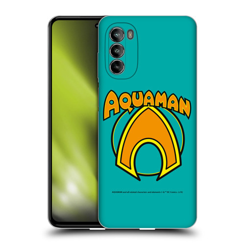 Aquaman DC Comics Logo Classic Soft Gel Case for Motorola Moto G82 5G