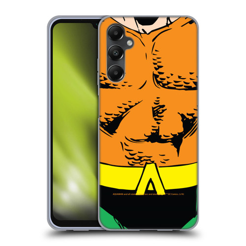 Aquaman DC Comics Logo Uniform Soft Gel Case for Samsung Galaxy A05s