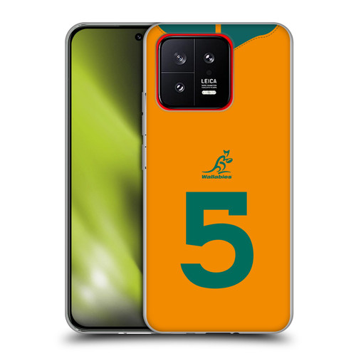 Australia National Rugby Union Team 2021/22 Players Jersey Position 5 Soft Gel Case for Xiaomi 13 5G