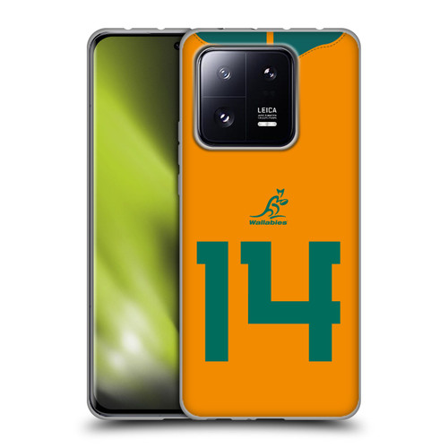 Australia National Rugby Union Team 2021/22 Players Jersey Position 14 Soft Gel Case for Xiaomi 13 Pro 5G
