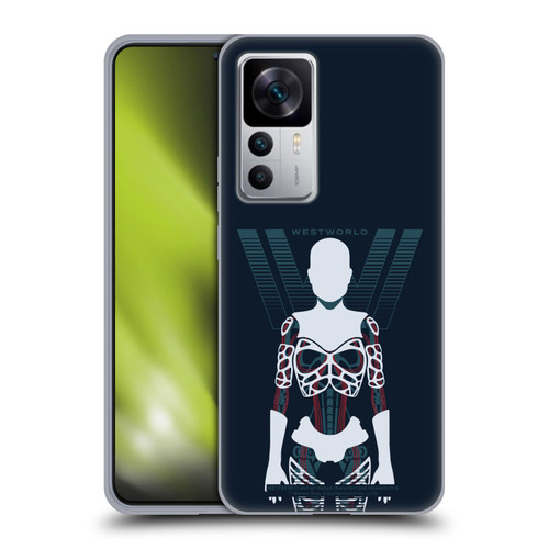 Westworld Graphics Human Host Soft Gel Case for Xiaomi 12T 5G / 12T Pro 5G / Redmi K50 Ultra 5G